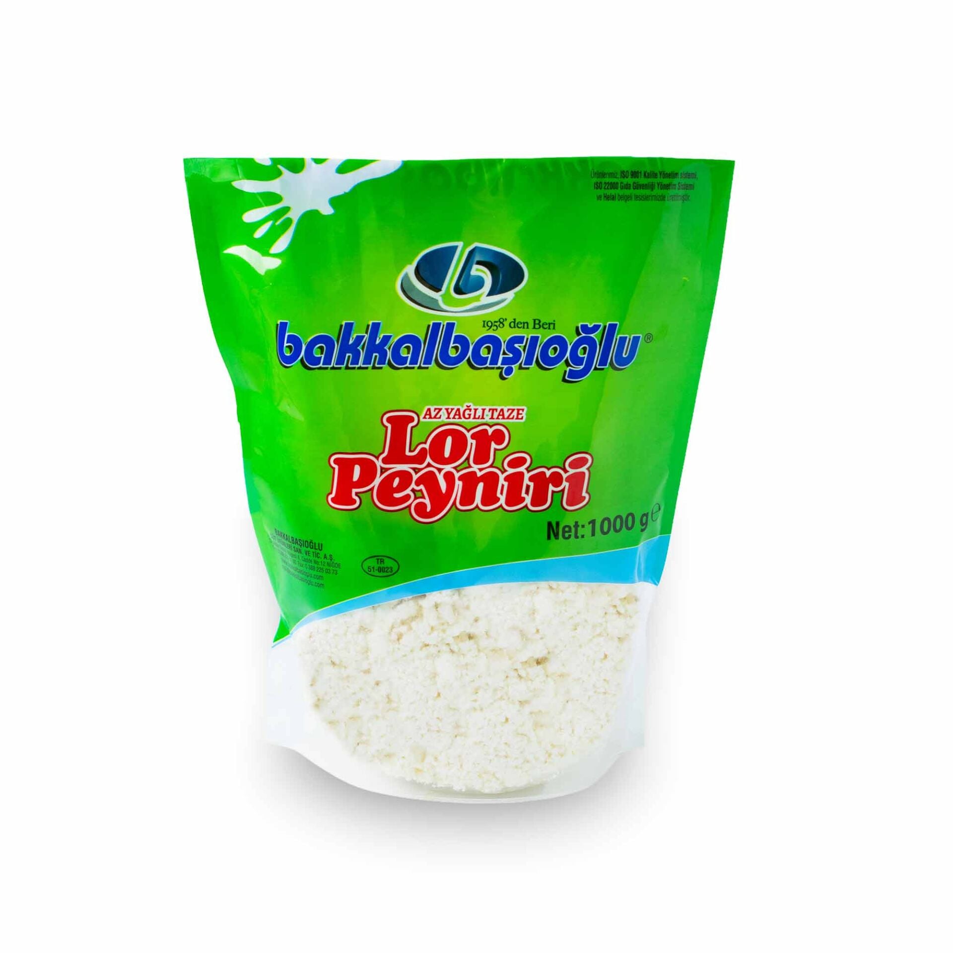 AZ YAĞLI TAZE LOR PEYNİRİ 1000 gr